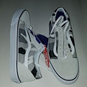 New VANS Arctic Camo Old Skool Sneakers
